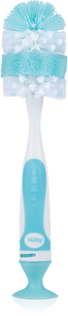 Nûby Flessenborstel met kleinere speenborstel en zuignap 17