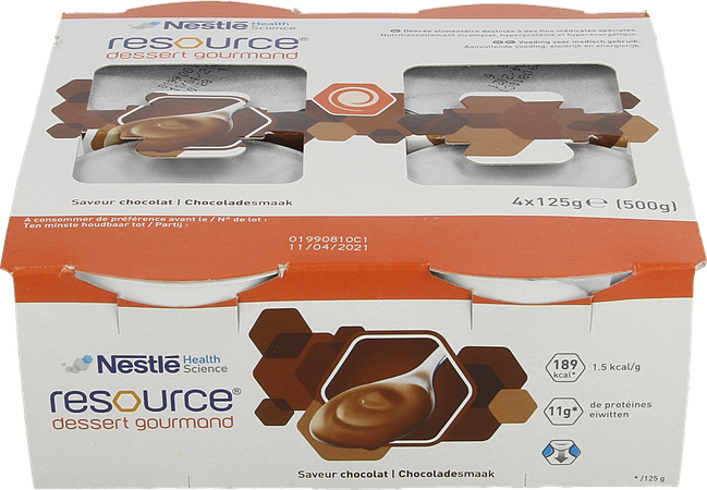 Resource Dessert Gourmand Chocol. 4x125g 12311109 3