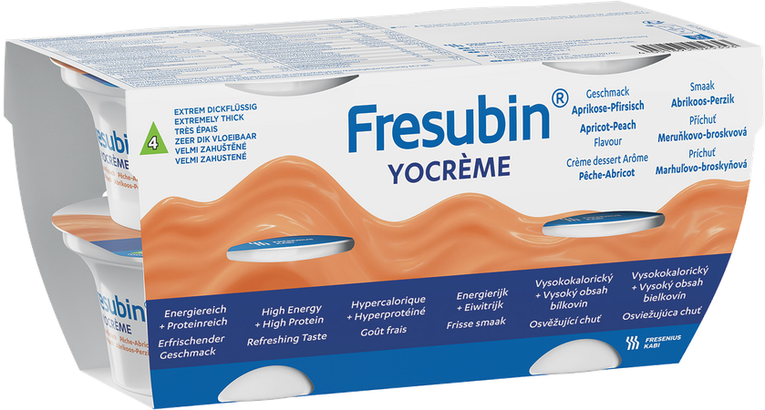 Fresubin Yocrème 125g Pêcheabricot/abrikoosperzik 1