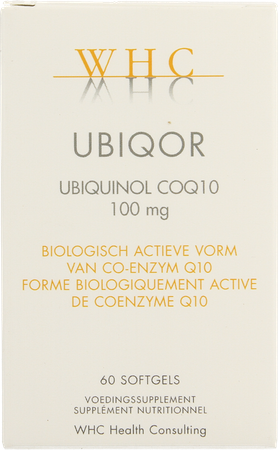UbiQor Ubiquinol 100mg Softgels 60 3