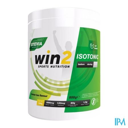 Win2 Isotonic Lemon Tea Pdr 800g 1