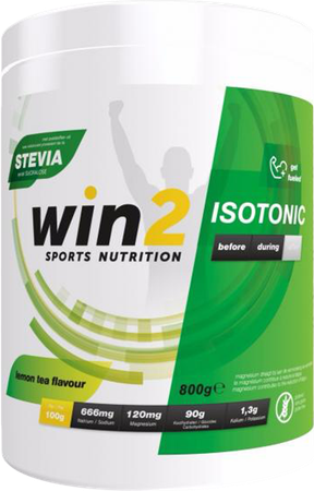 Win2 Isotonic Lemon Tea Pdr 800g 1
