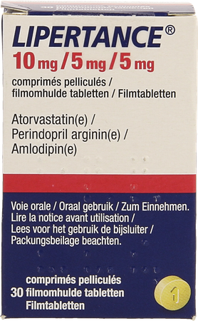 Lipertance 10mg/ 5mg/ 5mg Filmomh Tabl 30 1