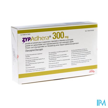 Zypadhera Poudre + Solv Inj 300mg 1
