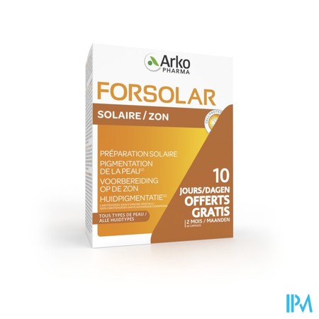 Forsolar Soleil Caps 50 + Caps 10 Gratuit