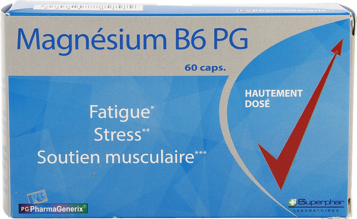 Magnesium B6 Pg Pharmagenerix Caps 60 3