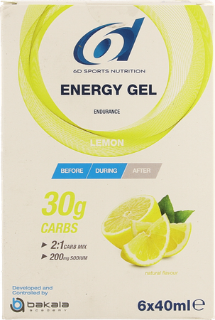 6d Sixd Energy Gel Lemon 6x40ml 1