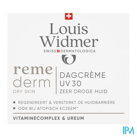 Widmer Remederm Dagcreme Uv30 Parf Pot 50ml 1