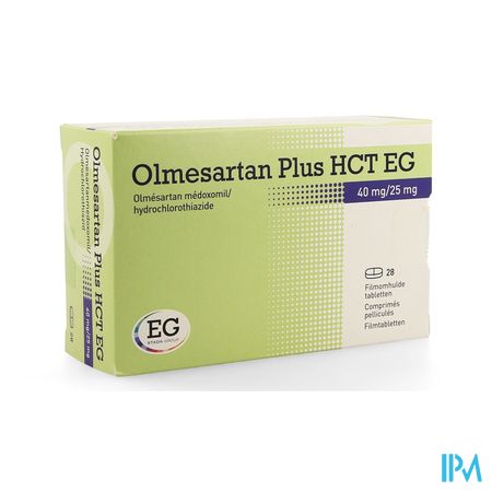 Olmesartan Plus Hct EG 40Mg/25,0Mg Filmomh Tabl 28