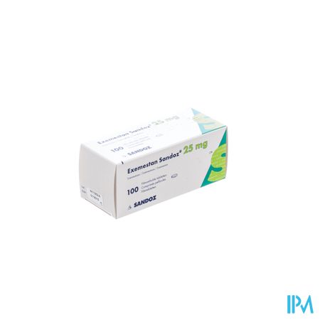 Exemestan Sandoz 25mg Filmomh Tabl 100 X 25mg