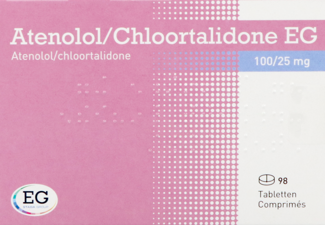 Atenolol Chlortal EG Tabl 98X100Mg/25Mg 2