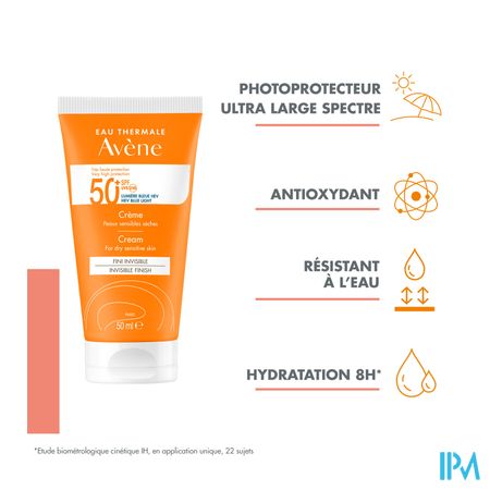 Avene Sol Spf50+ Creme 50ml 13