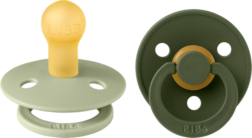 Bibs 1 Fopspeen Duo Sage Hunter Green 2