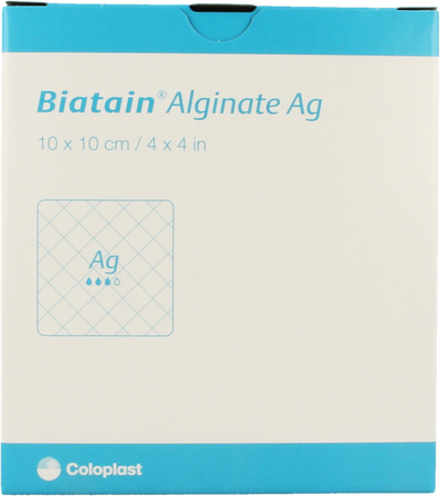 Biatain Alginate Ag Ster 10cmx10cm 10 3760 2