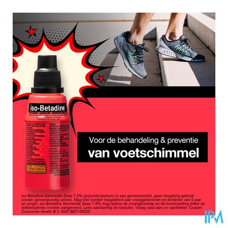 Iso Betadine Germicide Zeep 7,5% 125ml 12