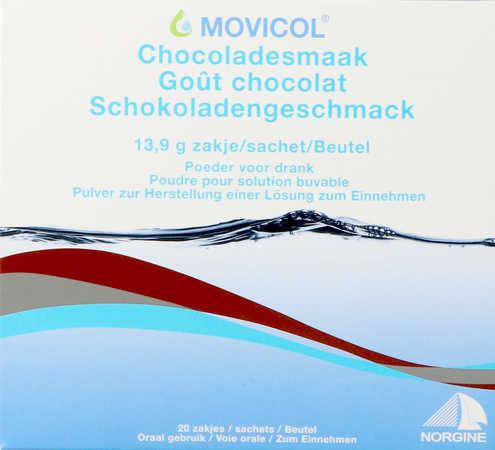 Movicol Impexeco Chocolade Pdr Zakje 20x13,9g Pip 2