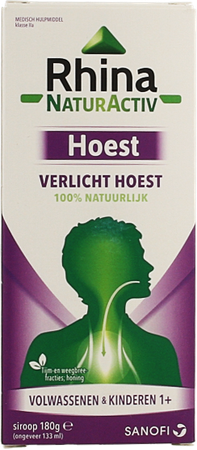 Rhina Natur Activ Hoest Siroop 180g 1