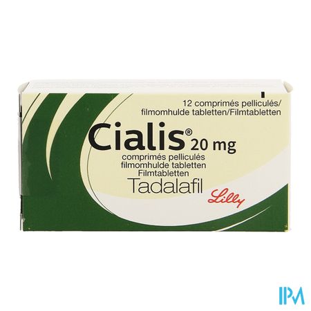Cialis 20mg Pi Pharma Comp Pell 12 X 20mg Pip 1