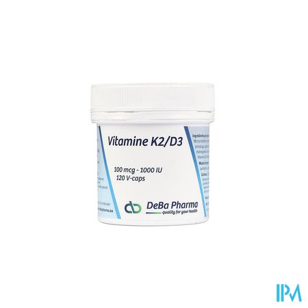 Vitamine K2/d3 100 Mcg/1000 U.i Caps 120