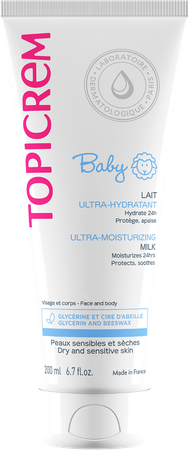 Topicrem Baby Ultrahydraterende Melk 200ml 1