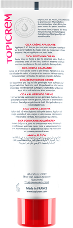 Topicrem Cica Verzachtende Creme Tube 100ml 3