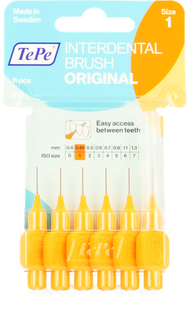 Tepe Interdental Brush 0,45mm Orange 6 3