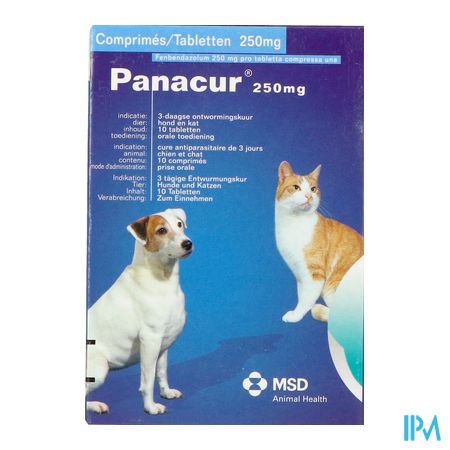 Panacur Comp Vet 10 X 250mg 3
