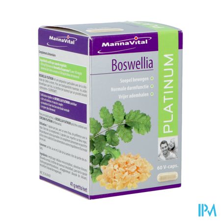 Mannavital Boswellia Platinum V-caps 60