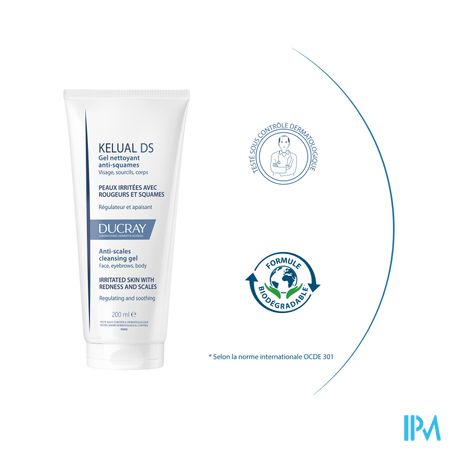 Ducray Kelual Ds Gel Nettoyant A/squam 200ml Nf 5