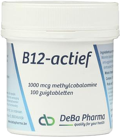 Vitamine B12 1000mcg Methylcobalamine Zuigtabl 100 2