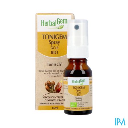 Herbalgem Tonigem Spray Bio 15ml 5