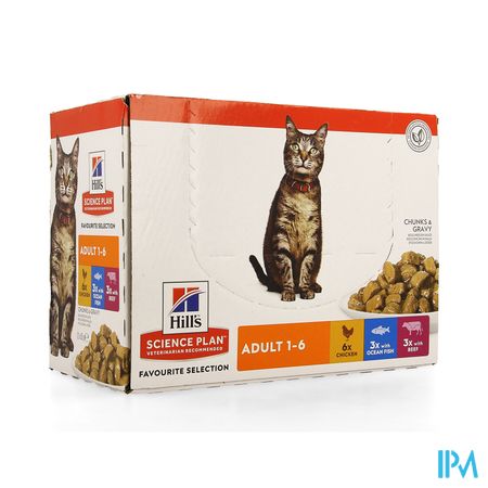 Hills Sc.plan Feline Adult Multip. Classic 12x85g