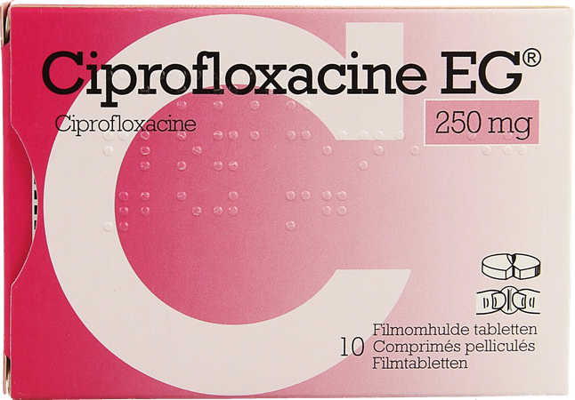 Ciprofloxacine EG 250Mg Tabl 10X250Mg 4