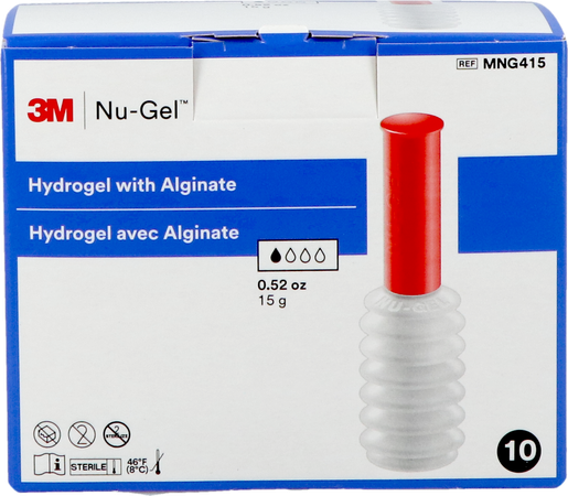 Nu-gel Hydrogel+algin. 10x15g Mng415de 1