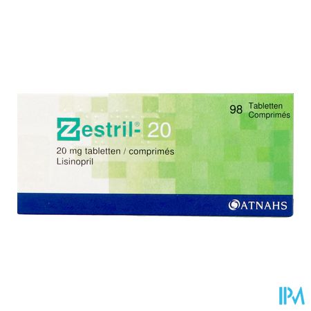 Zestril 20mg Tabl 98 1