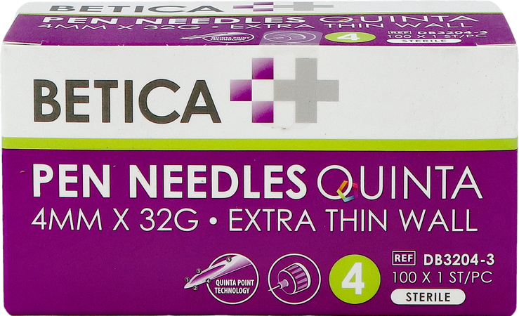 Betica Pen Needles Quinta 4mmx32g 100 1