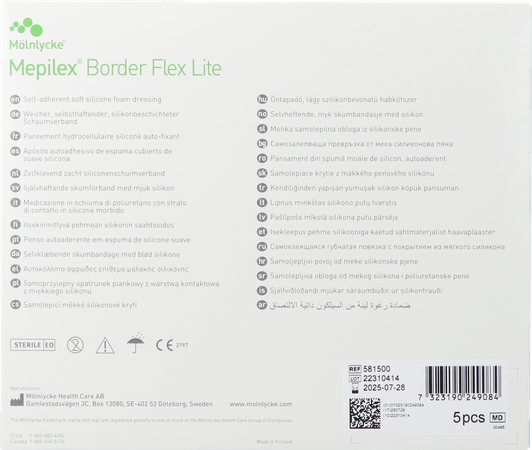 Mepilex Border Flex Lite 15cmx15cm 5 581500 2