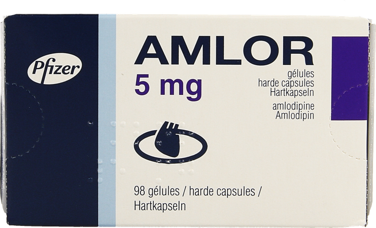 Amlor 5mg Caps 98 X 5mg 2