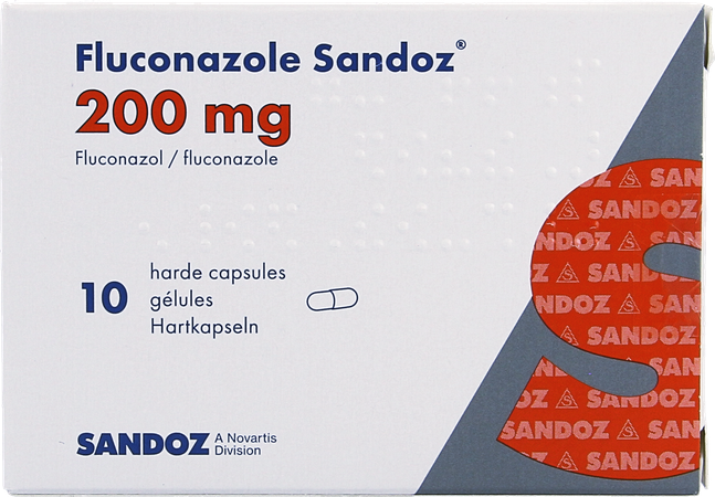 Fluconazole Sandoz Caps 10 X 200mg 3