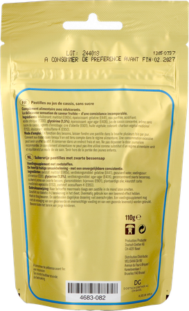 Grether's Pastilles Blackcurr.z/suiker Refill 110g 3