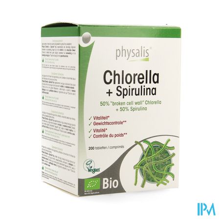 Physalis Chlorella + Spirulina Bio Comp 200