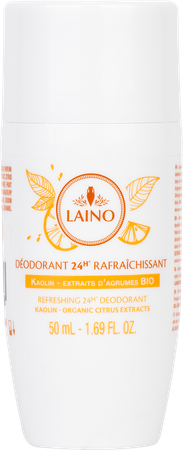 Laino Deo 24h Fris. A/geur Kaolien Citrusextr.50ml