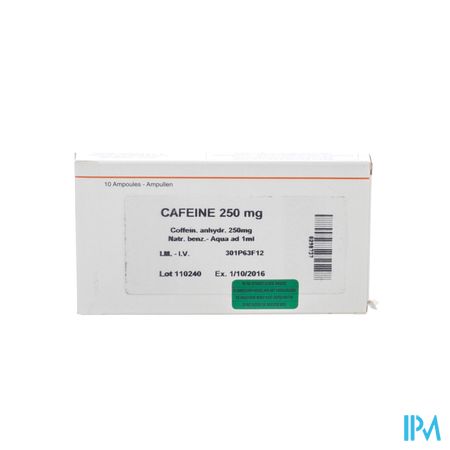 Cafeine+benz Na Amp 10 X 250mg/1ml