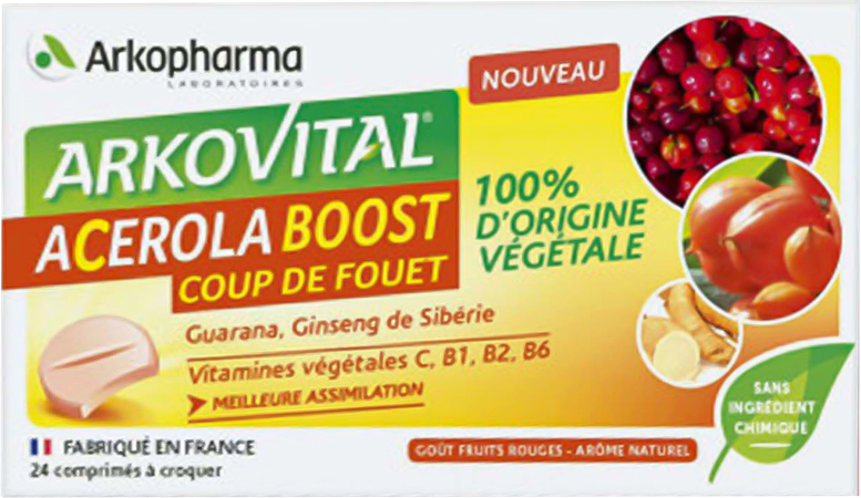Arkovital Acerola Boost Kauwtabl 24 7