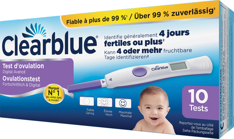 Clearblue Advanced Test Ovulation 10 6