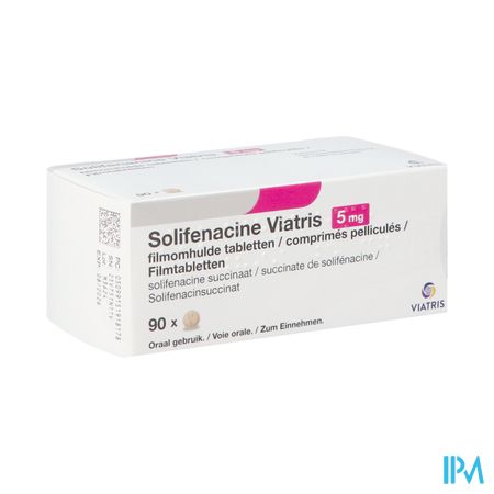 Solifenacine Viatris 5mg Filmomh Tabl 90