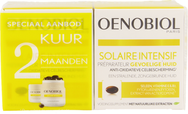 OENOBIOL SOLAIRE INTENSIF KUUR LICHTE HUID 2X30 CAPS 3