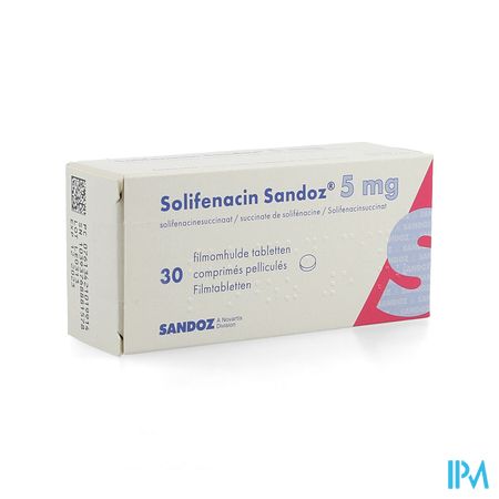 Solifenacin Sandoz 5mg Filmomh Tabl 30 X 5mg