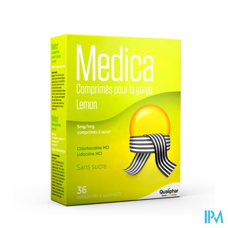 Medica Comprimes Gorge Lemon Comp A Sucer 36