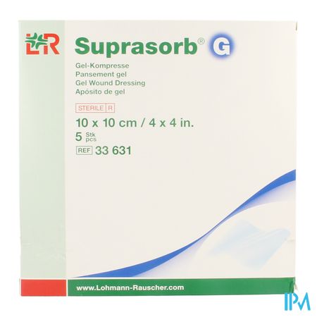Suprasorb g Kompres New 10x 10cm 5 33631 5